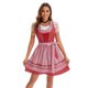 thumbnail image 1 of Vestido de sirvienta de Oktoberfest Vestido de cerveza estampado de manga corta Vestido de actuación escénica, 1 of 6
