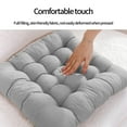 thumbnail image 4 of Potrochi Square Large Pillows Seating for Adults, Soft Thicken Yoga Meditation Cushion, Square Floor Seat Pillows Cushions, Tufted Corduroy Floor Cushions for Living Room Tatami, 4 of 7