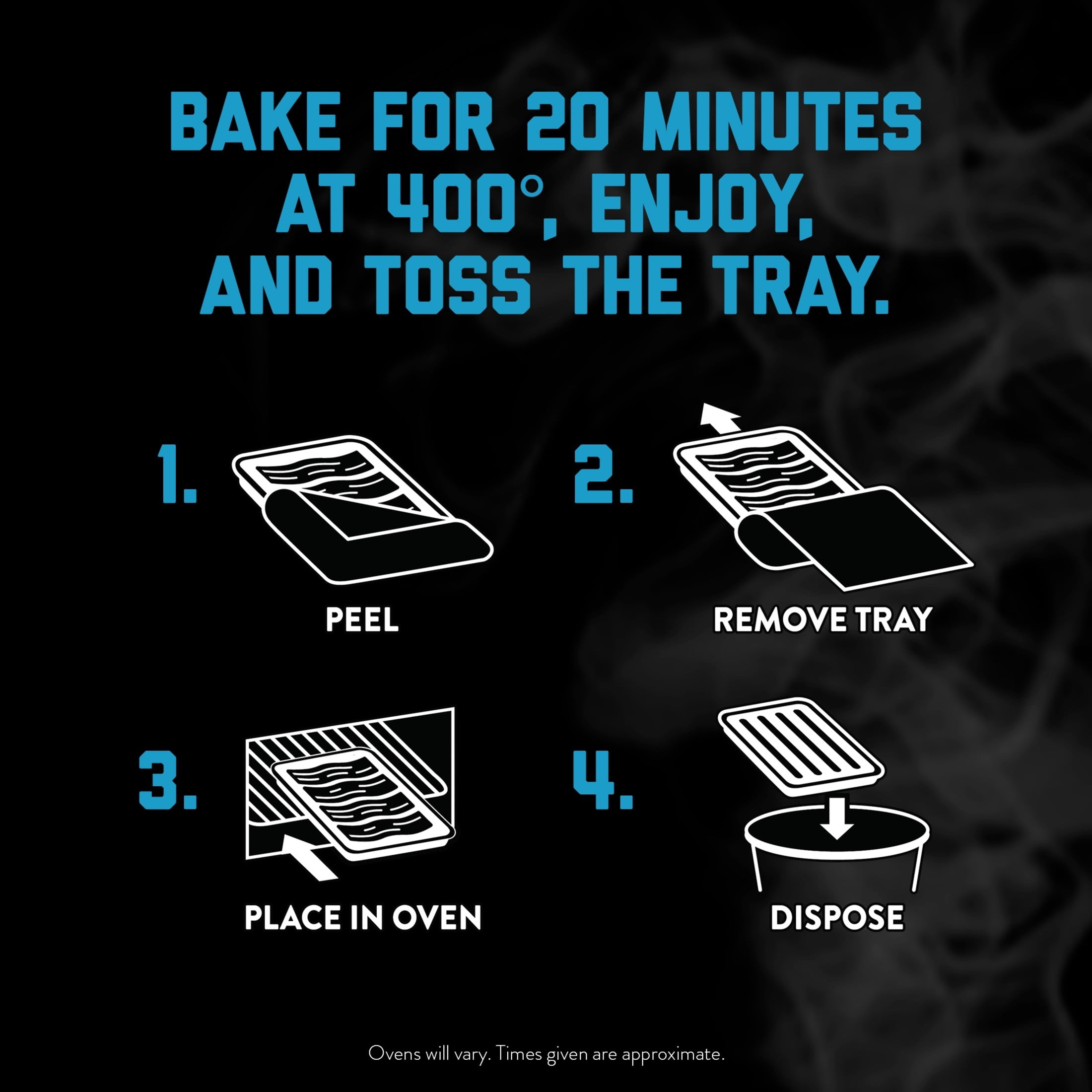 Hormel Black Label Oven Ready Original Thick Cut Bacon, Gluten Free,  Refrigerated, 9.3 oz Plastic Tray