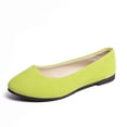 thumbnail image 2 of EliteGoogv Womens Slip On Flats Round Toe Low Heel Casual Shoes for Women Everyday Walking Footwear US :9, 2 of 9