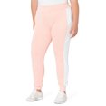 thumbnail image 1 of True Religion Color-Block Pull-On Joggers Pink MD, 1 of 3