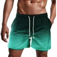 thumbnail image 1 of Xishao Traje de Baño Hombre Bañador Corto para Playa Natación Piscina Secado Rápido con Forro de Mallas verde degradado CH verde degradado CH Xishao ropa, 1 of 2