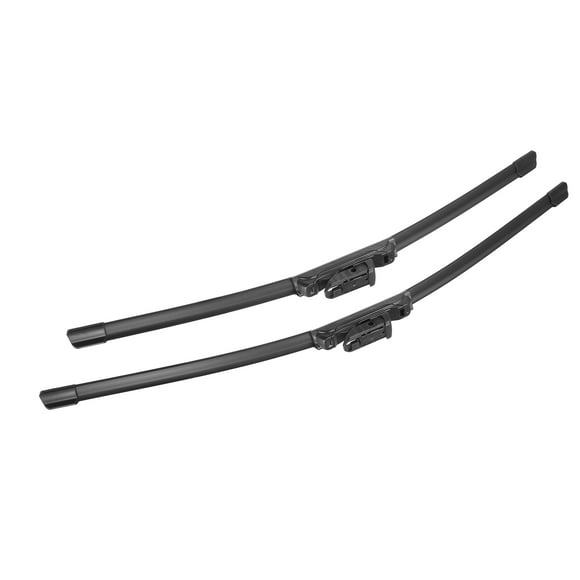 Unique Bargains 2pcs 24'+21' Silicone Front Windshield Wiper Blade for VW Tiguan 2007-2017 Top-Lock / Push Button