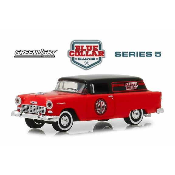 1955 Chevy Sedan Delivery, Marvel Mystery Oil - Greenlight 35120A/48 - 1/64 Scale Diecast Model Toy Car
