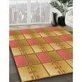 thumbnail image 3 of Ahgly Company Machine Washable Indoor Square Transitional Grapefruit Red Area Rugs, 4' Square, 3 of 7