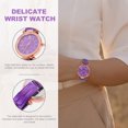 thumbnail image 7 of Raindrops Elegant Women's Wristwatch with Glass and Steel Band for Stylish Everyday Wear, 7 of 7