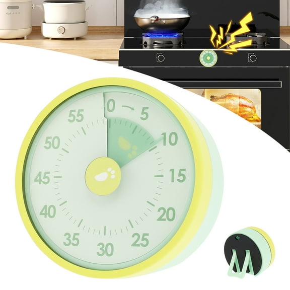Visual Timer 60 Minutes Magnetic Countdown Timer Efficient Kids Visual Timer Multifunctional Mechanical Visual Timer for Classroom Cooking Fitness Studying Working