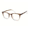 thumbnail image 1 of Leopard Print Large Frames Oval Anti Blue Light Flat Decorative Optical Gla, 1 of 6