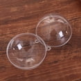 thumbnail image 2 of Brand New Transparent Openable Plastic Christmas Decoration Ball Transparent Bauble Decoration Gift Box 3CM, 2 of 7