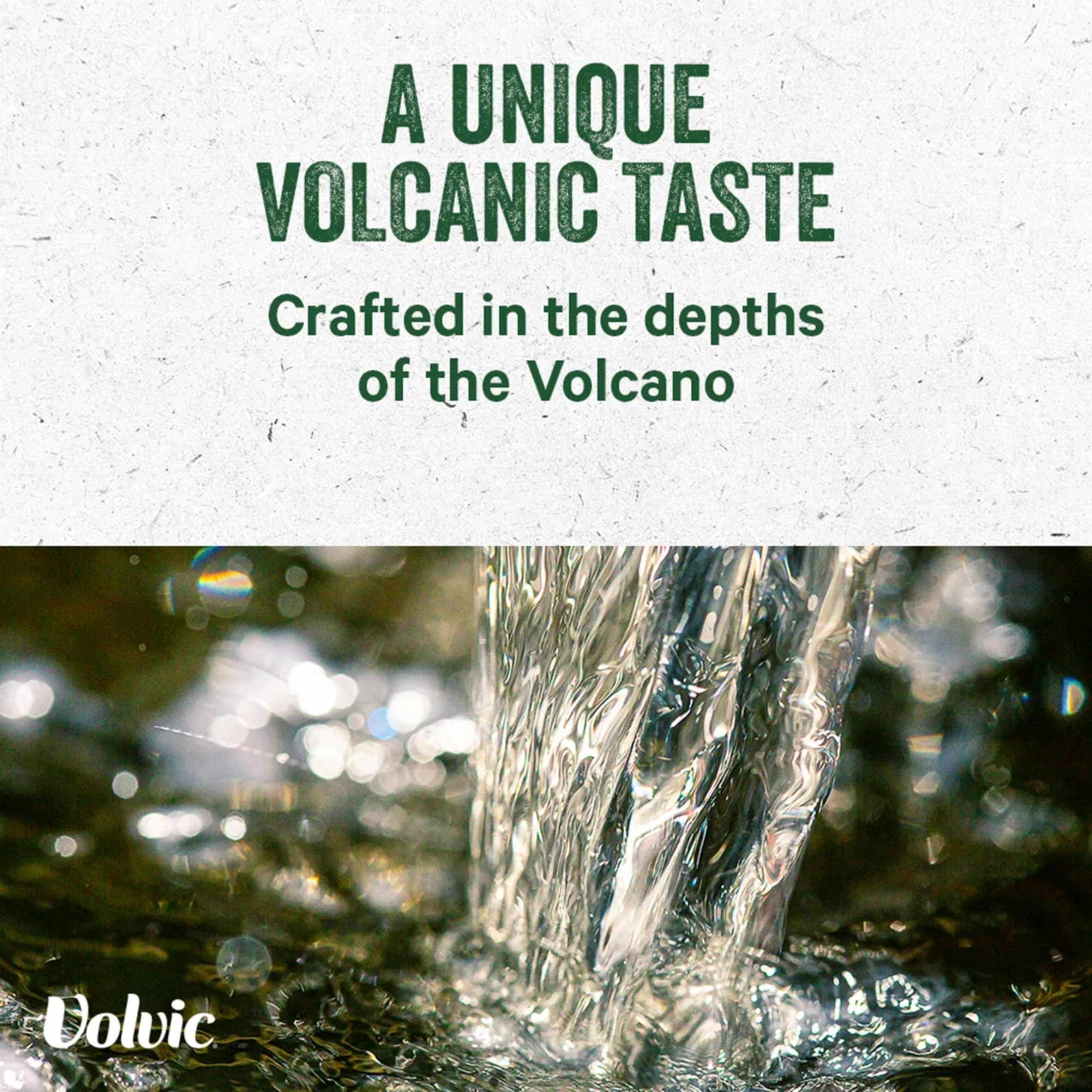 Volvic Natural Bottled Mineral Still Water 1L, Imported from Britain