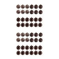 thumbnail image 1 of relayinert 24pcs/set Wide Application Wedding Party Home Decor Durable And Reliable coffee 2Set, 1 of 6