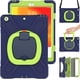 thumbnail image 1 of Funda para iPad Air2 iPad 5 iPad 6 6ª/5ª Gen 9.7'' Soporte Giratorio 360° con Correa para el Hombro, Asa, Soporte para Lápiz, Resistente, a Prueba de Golpes, Funda Protectora de Silicona, 1 of 8