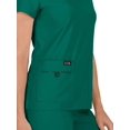 thumbnail image 3 of koi Basics Becca Women's 4-Pocket Stretch Scrub Top Hunter L, 3 of 5