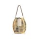 thumbnail image 2 of Luces solares para exteriores, farol solar de ratán con llama parpadeante para exteriores, IP44, impermeables, para jardín, decoración paisajística para mesa, patio, jardín, camino, porche., 2 of 6