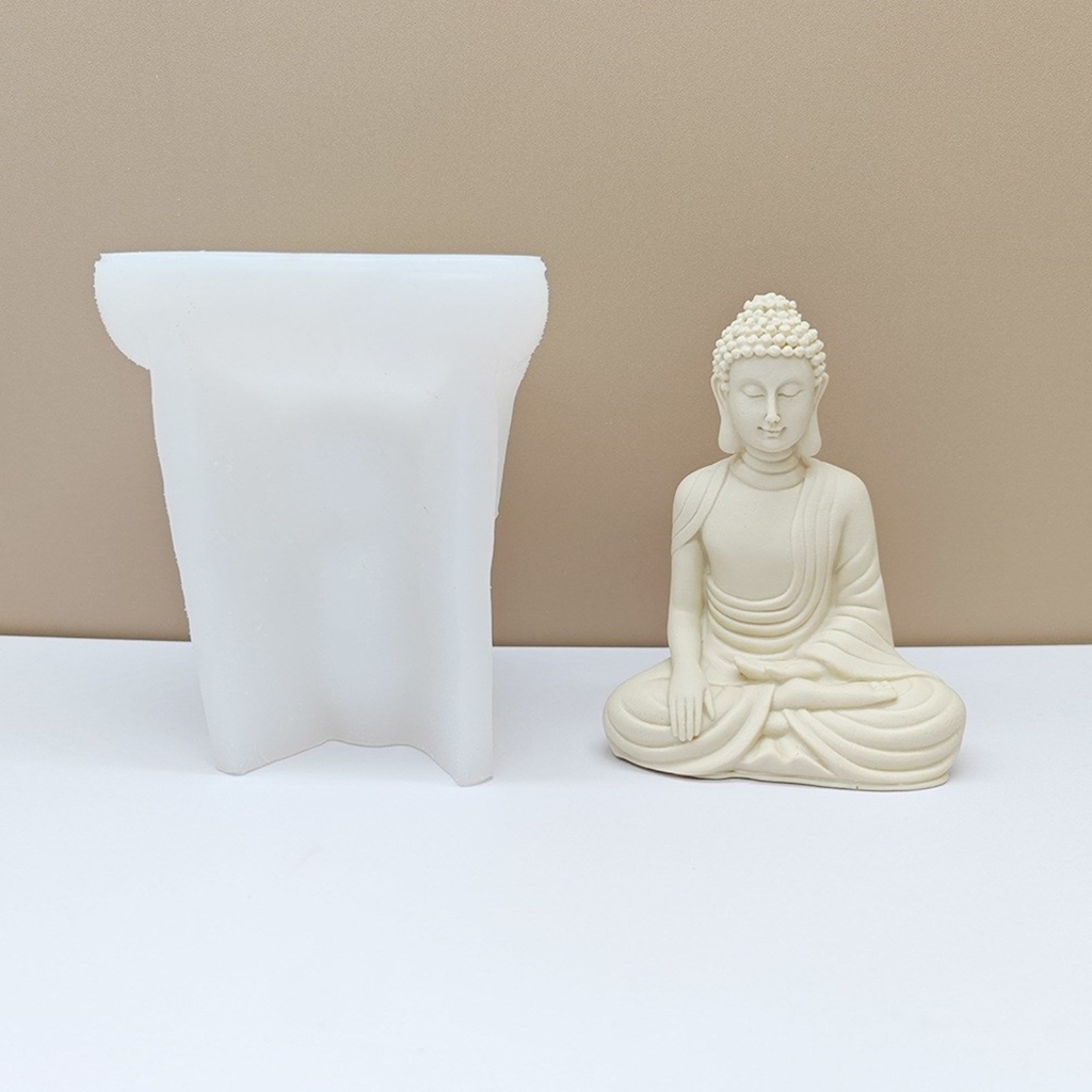 Figure Molds Candle Moulds Buddhas Shape Silicone Crafts Mold Silicone Material