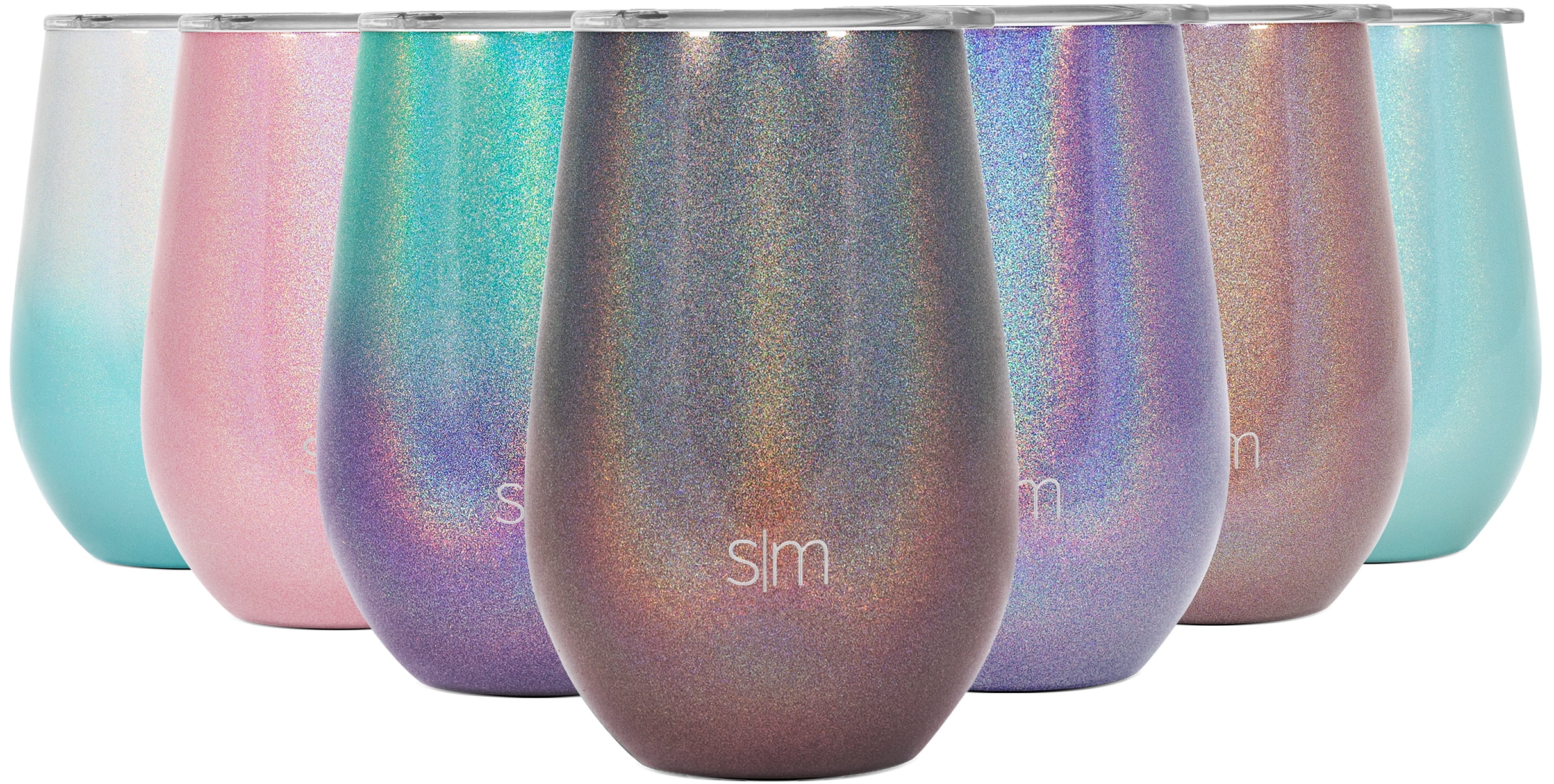 Pink Diamond Geode Glitter Dipped Stainless Steel Tumbler Cup