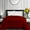 Burgundy, variant on All-Season Super Soft Comforter King/California King 94 by 104 inch White Solid, 400 GSM Microfiber, 1 Piece Quilted Box Comforter