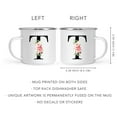 thumbnail image 5 of Koyal Wholesale Stainless Steel Campfire Coffee Mug, Blush Floral Monogram, Letter T, 5 of 5