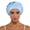 BU3, variant on Women's Classic Solid Satin Wide Brim Sleep Cap Soft Breathable Hair Protection Stylish Versatile For Daily Sleep Travel And Sun Use Grey One Size