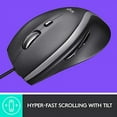 Logitech M500s Advanced Corded Mouse with Advanced Hyper-fast Scrolling ...