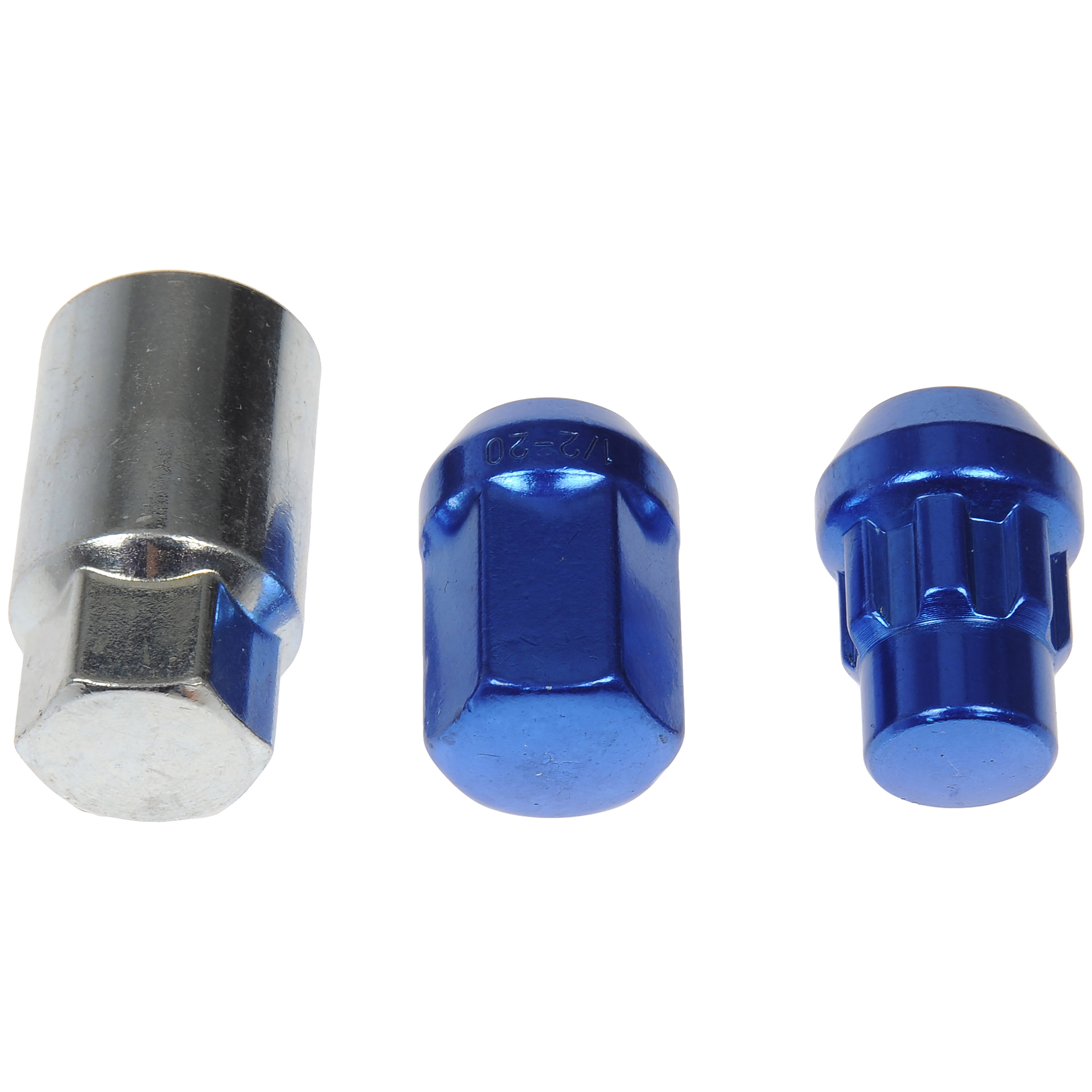 Dorman 713-275D Wheel Lug Nut for Specific Models, Blue Chrome (Pack of 20)