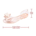 thumbnail image 2 of Pink Woman Sandals Flat Jelly Shoes for Creative Summer Wear, 2 of 4