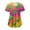 Orange, variant on GEWSEY St. Patricks Day Scrub Tops for Women Irish Shamrock Holiday Shirts V Neck Short Sleeve Nursing Uniform with Pockets (Orange, L)