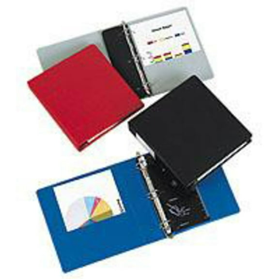Avery® Heavy-Duty Binders With One-Touch EZD™ Ring, 8 1/2" x 11", 2" Rings, 44% Recycled, Black