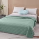 thumbnail image 5 of Edredn Refrescante, Suave, Transpirable Y Lavable, De Algodn, 152 X 203 Cm, Ligero, Lavable a Mquina, Ideal Para Dormir En Verano Y Para Acampadas, Paquete De 1, Blanco, UKHBMC, 5 of 9