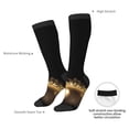 thumbnail image 4 of Naloa Gold Glittering Stars Knee Socks, High Socks Long Stretchy Sock Women Knee High Stocking, Long Socks for Women, 4 of 6