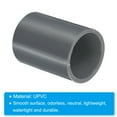 thumbnail image 4 of Unique Bargains UPVC Pipe Fitting 0.98 Inch Socket, 10 Pack Straight Coupling, Grey, 4 of 5