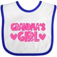 thumbnail image 3 of Inktastic Grandma's Girl Granddaughter Gift Girls Baby Bib, 3 of 4