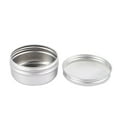 thumbnail image 5 of KEINXS 10Pcs Aluminum Tin Cans  Cosmetic Sample Storage Containers Jars with Screw Lid Travel Metal Empty Tin for Salve Candy Lip Balm, 5 of 9