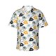thumbnail image 1 of Balery Cute Elephant Camisas hawaianas de manga corta para hombre, camisas playeras de corte holgado, camisas de vacaciones con botones,Medium, 1 of 7
