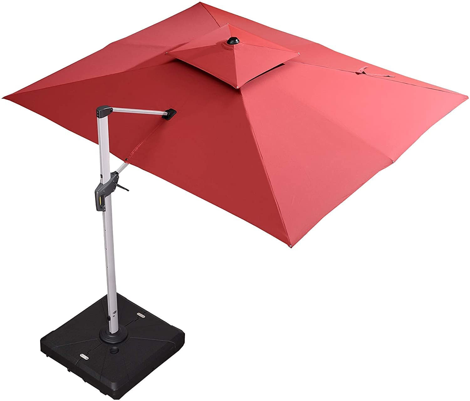 9' X 12' Patio Umbrella Outdoor Luxury Cantilever Umbrella with 360