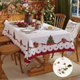 thumbnail image 1 of Christmas Decorations Table Cloth Christmas And Anti Tablecloth Creative Printed Dining Table Mat Coffee Table Cloth Festive Atmosphere Decoration Disposable Thickened Tablecloth, 1 of 6