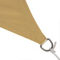 thumbnail image 2 of ALEKO Waterproof Sun Shade Sail - Square - 10 x 10 Feet - Sand, 2 of 4