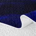 thumbnail image 5 of Castle Fairy Neon Sports Car Twin Quilt Set,Blue City Glow Twin Coverlet Set for Bedroom,Blue Black, 5 of 7