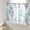 Dark Blue Teal, variant on Blue Grey Coral Coastal Sheer Curtains 45 Inch Length 2 Panels Set for Living Room/Bedroom, Summer Beach Seaside Nautical Curtain Sheers Drapes Rod Pocket Curtains Window Treatment Set 52''x45''x2