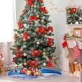 thumbnail image 4 of Coolnut Christmas Christmas Tree Skirt Home Decoration Large Round Christmas Tree Skirt for Holiday Party Home Christmas Day Ornaments,35.4", 4 of 6