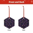 thumbnail image 2 of Hirioo Multi-colored Spiders for Acrylic Christmas Pendant Hanging Christmas Tree Ornaments, Car, Home, Office Gift Decor-Hexagon, 2 of 7