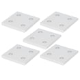 thumbnail image 3 of Aluminium  Connecting Plate, 5Pcs 4-Hole Vertical Connecting Plate Heat Resistance for Aluminium Extrusion , Picture Hanging Hardware, 3 of 8