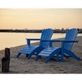 thumbnail image 4 of polywood 4-piece south beach outdoor bright adirondack chair & ottoman set, 4 of 4