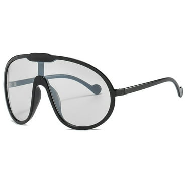 Dasoch Fashion sunglasses for women-Black Silver