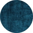 thumbnail image 1 of Ahgly Company Indoor Round Abstract Light Blue Modern Area Rugs, 8' Round, 1 of 4