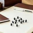 thumbnail image 4 of Phenofice 100Pcs Star Shape Thumbtacks Metal Push Pins for Office Use on Cork Board Photo Wall Maps, 4 of 8