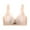 Beige, variant on Fesfesfes Bras for Women Hollow Lace Patchwork Bras Solid Color Side Stowed No Underwire Bras Back Four Rows Of Buckles Gather Push Up Everday Underwear Bras