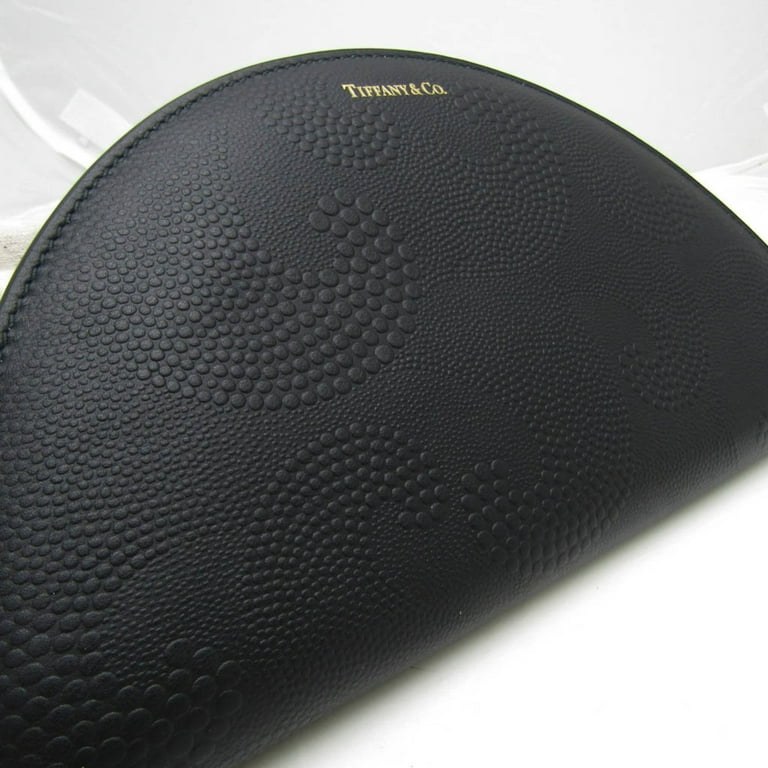 小物 Tiffany & Co. All-Leather Long Wallet Pre-Owned Tiffany Half Moon Women,Men Leather Long Wallet (bi-fold