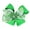 Small Shamrocks, variant on St Patricks Day Hair Bow Clip with Shamrocks for Girls 1 Piece-Large Shamrocks
