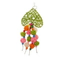 thumbnail image 3 of Youkk 1/2/3/5 Hanging Colorful Rattan Ball Bite Toy Chews Toy Chewing Parrot and Treats Style A 1 Pc, 3 of 6